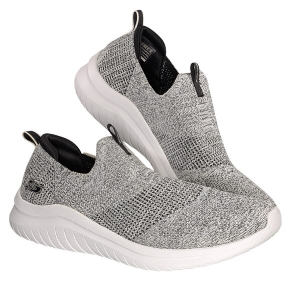 Skechers Ultra Flex 2.0 Mirkon Men’s Size 13 Gray White Slip On Sneakers - Picture 1 of 11